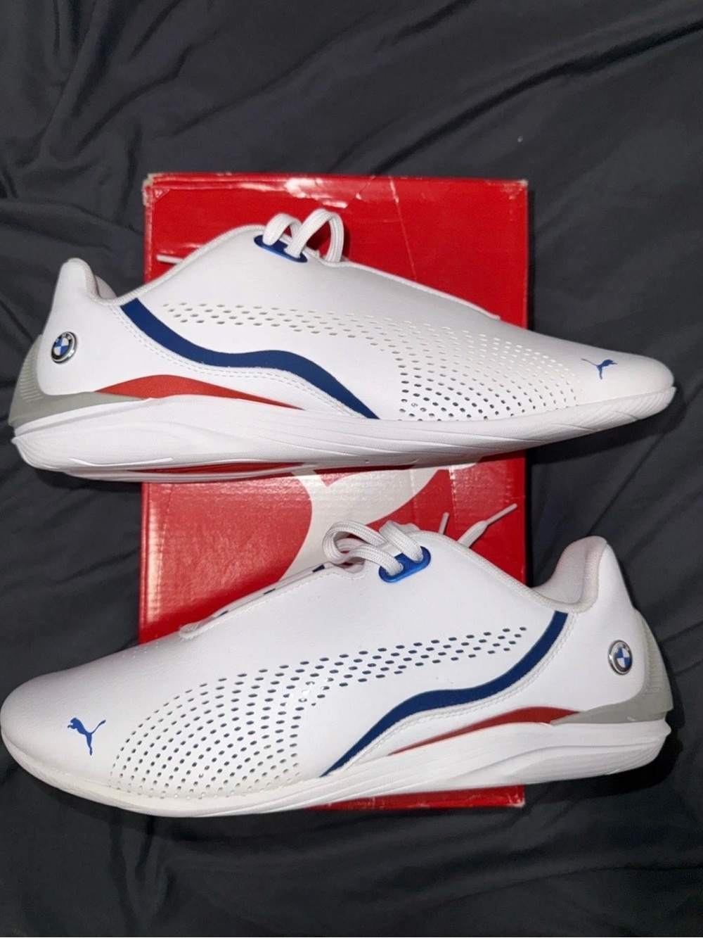 PUMA Drift Cat Decima BMW Motorsport 307304 White Mens Shoes Sneakers Sz 11, 12